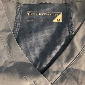 Scrub top ceil blue color